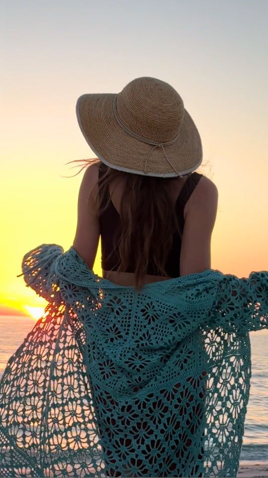 Aster Crochet Cover-Up and Cardigan Pattern