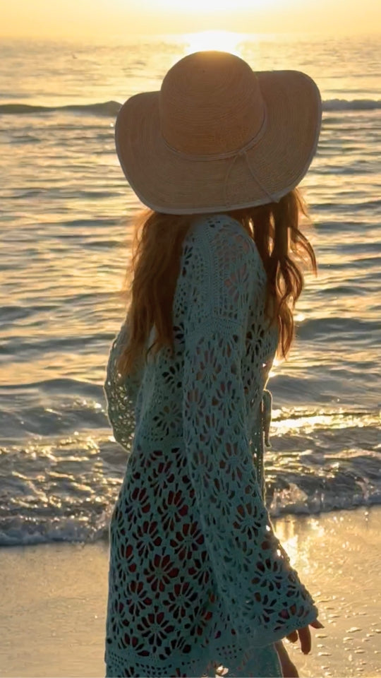 Aster Crochet Cover-Up and Cardigan Pattern