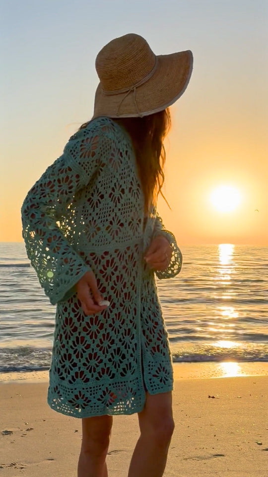 Aster Crochet Cover-Up and Cardigan Pattern