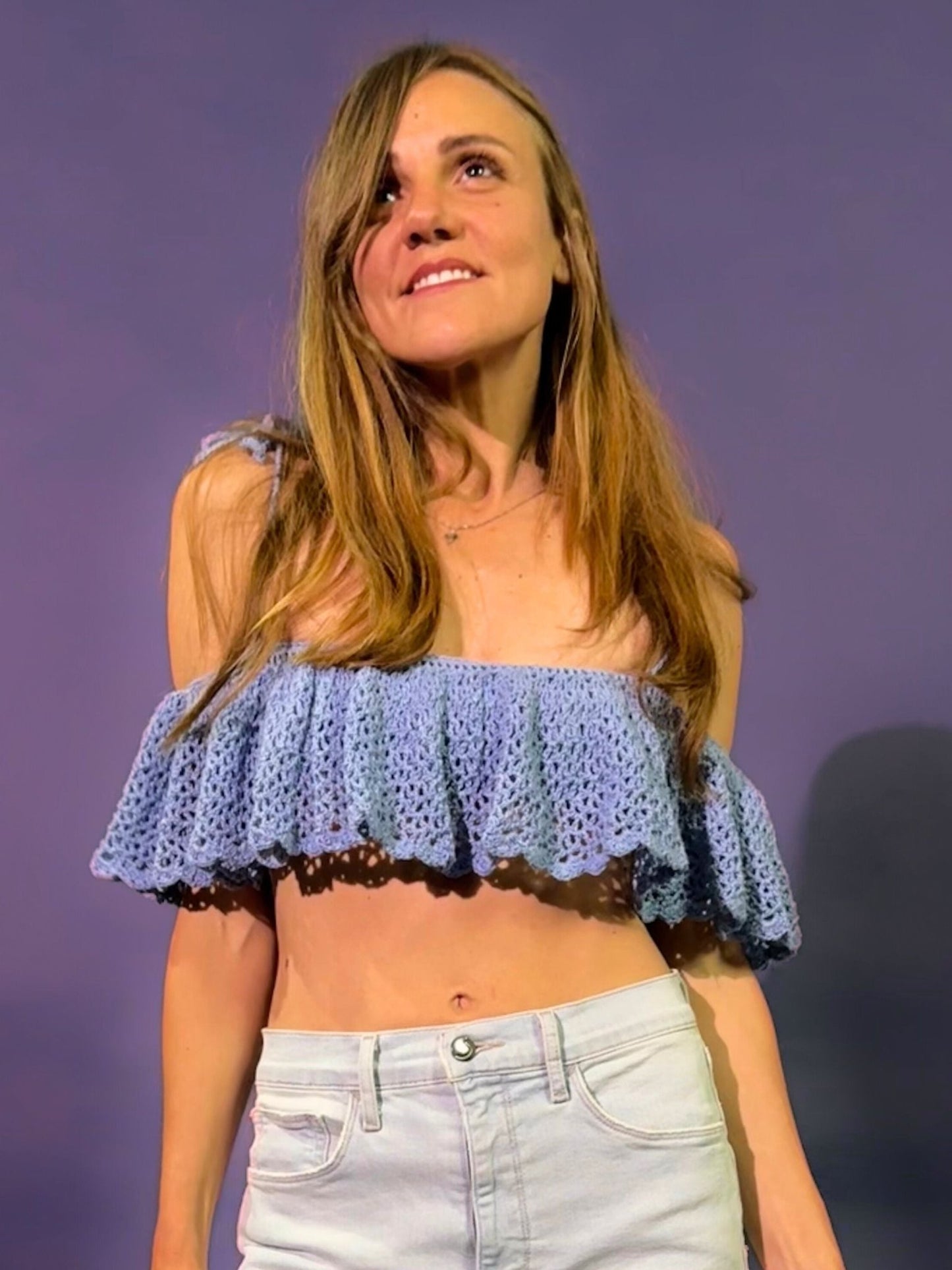 Crochet Top Pattern - Moon - Mermaidcat Designs