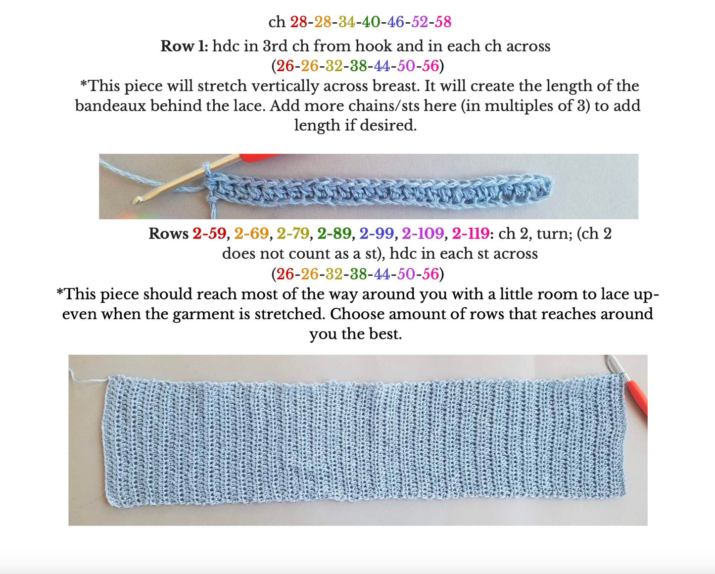 Crochet Top Pattern - Moon - Mermaidcat Designs