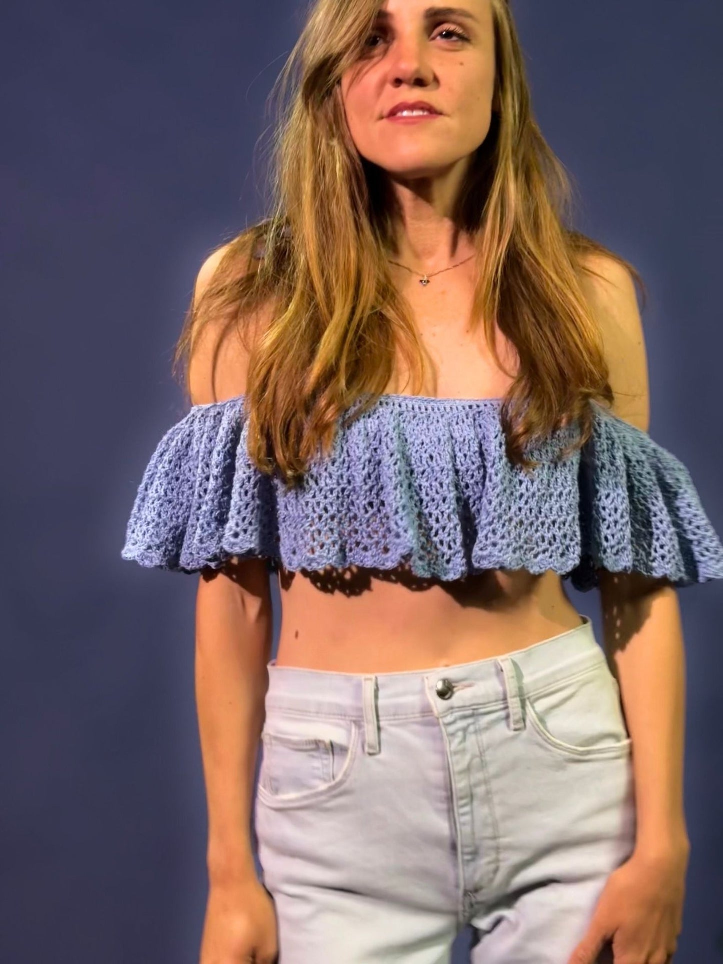 Crochet Top Pattern - Moon - Mermaidcat Designs