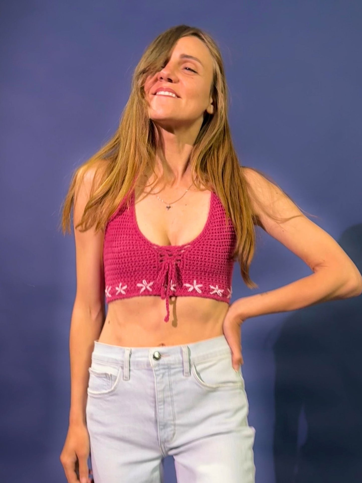 Crochet Top Pattern - Petunia - Mermaidcat Designs