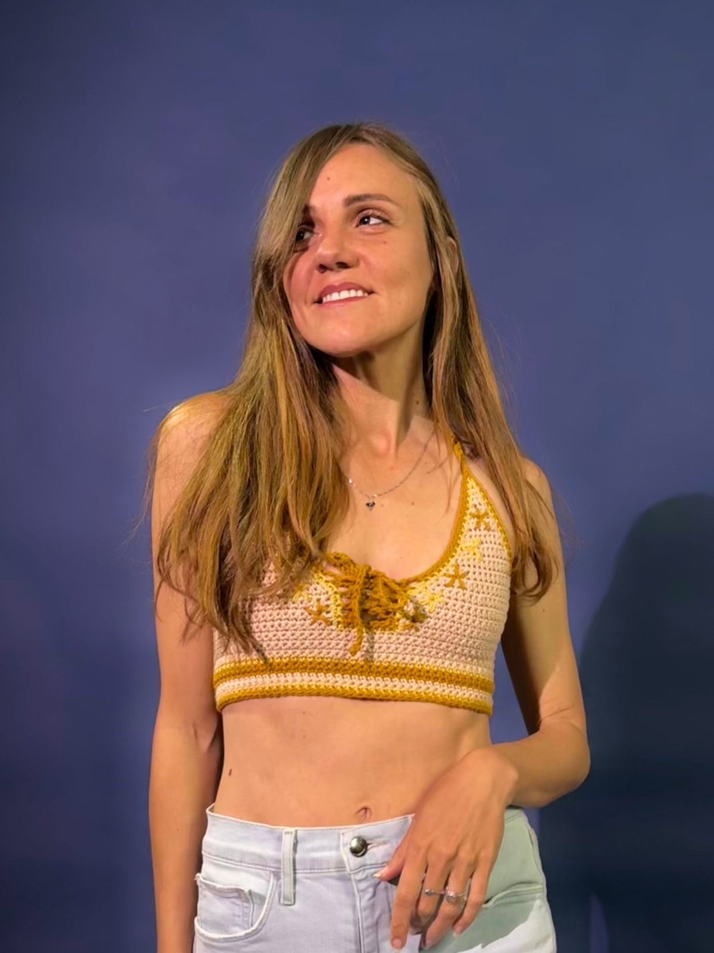 Crochet Top Pattern - Petunia - Mermaidcat Designs