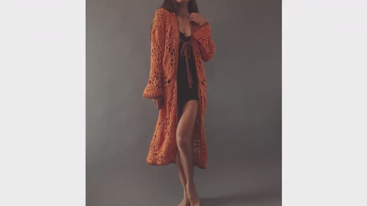 Crochet Kimono Pattern - Whispering Winds