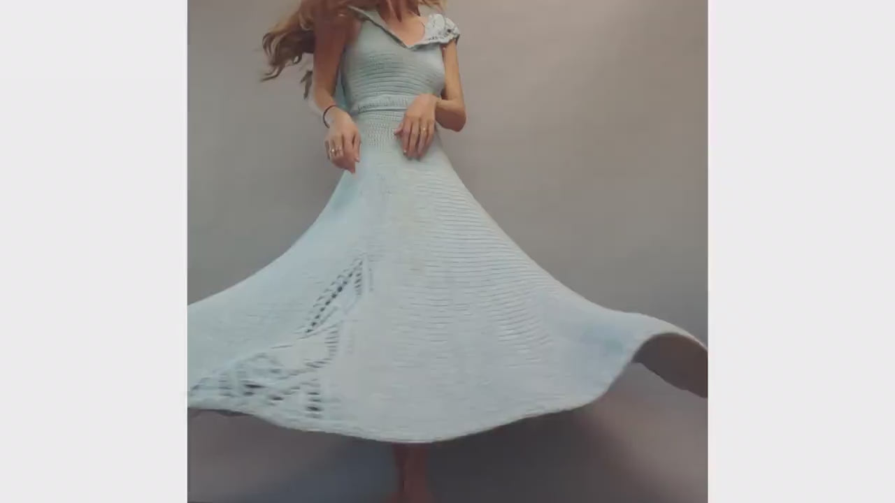 Crochet Dress Pattern BESTSELLER -Lotus- Size Inclusive Crochet Wedding Gown Pattern Beginner Dress Instant Download - Lotus