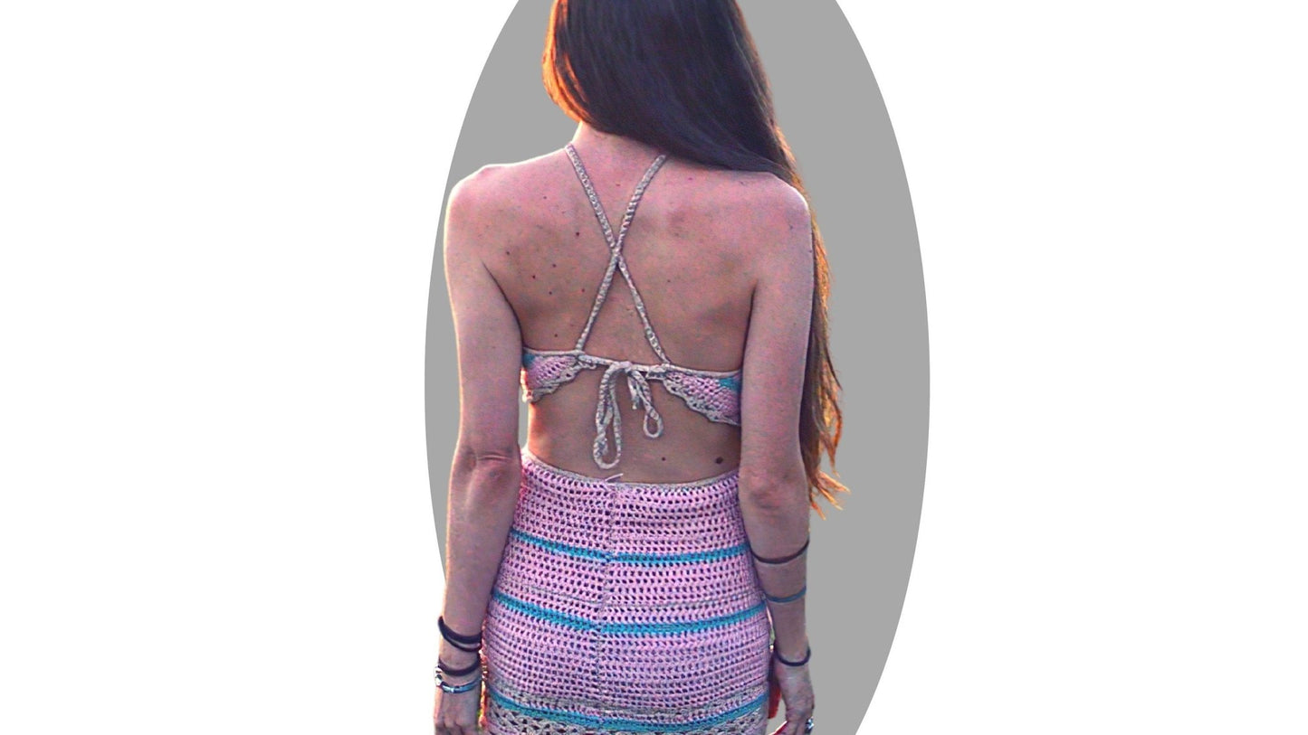 Crochet Dress Pattern - Light - Mermaidcat Designs
