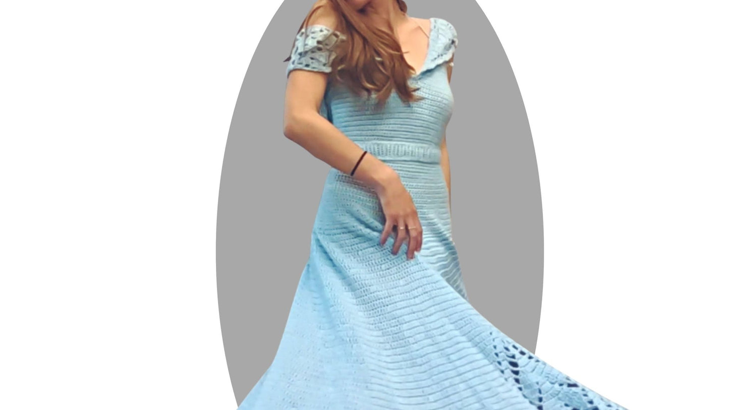 Crochet Dress Pattern - Lotus - Mermaidcat Designs