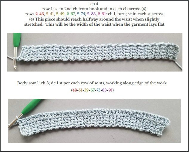 Crochet Dress Pattern - Particle - Mermaidcat Designs