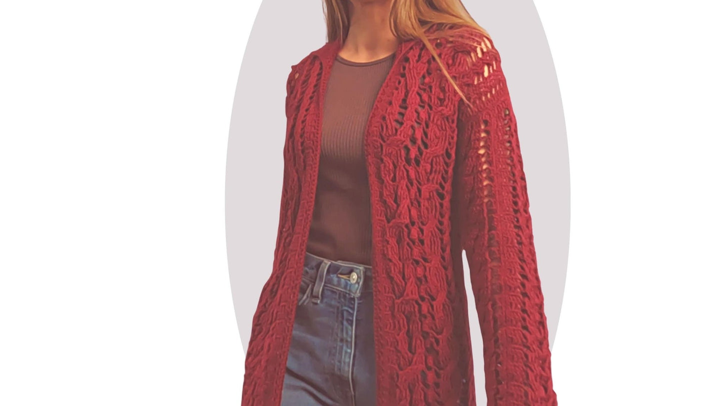 Crochet Jacket Pattern - Windward - Mermaidcat Designs