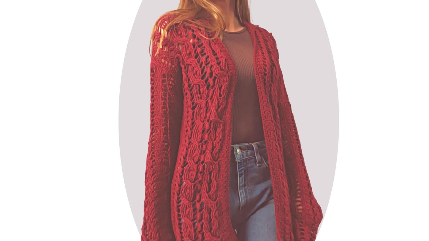 Crochet Jacket Pattern - Windward - Mermaidcat Designs