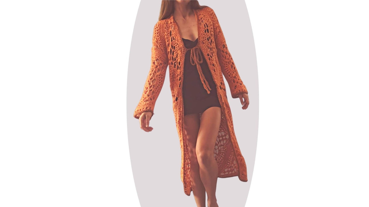 Crochet Kimono Pattern - Whispering Winds - Mermaidcat Designs
