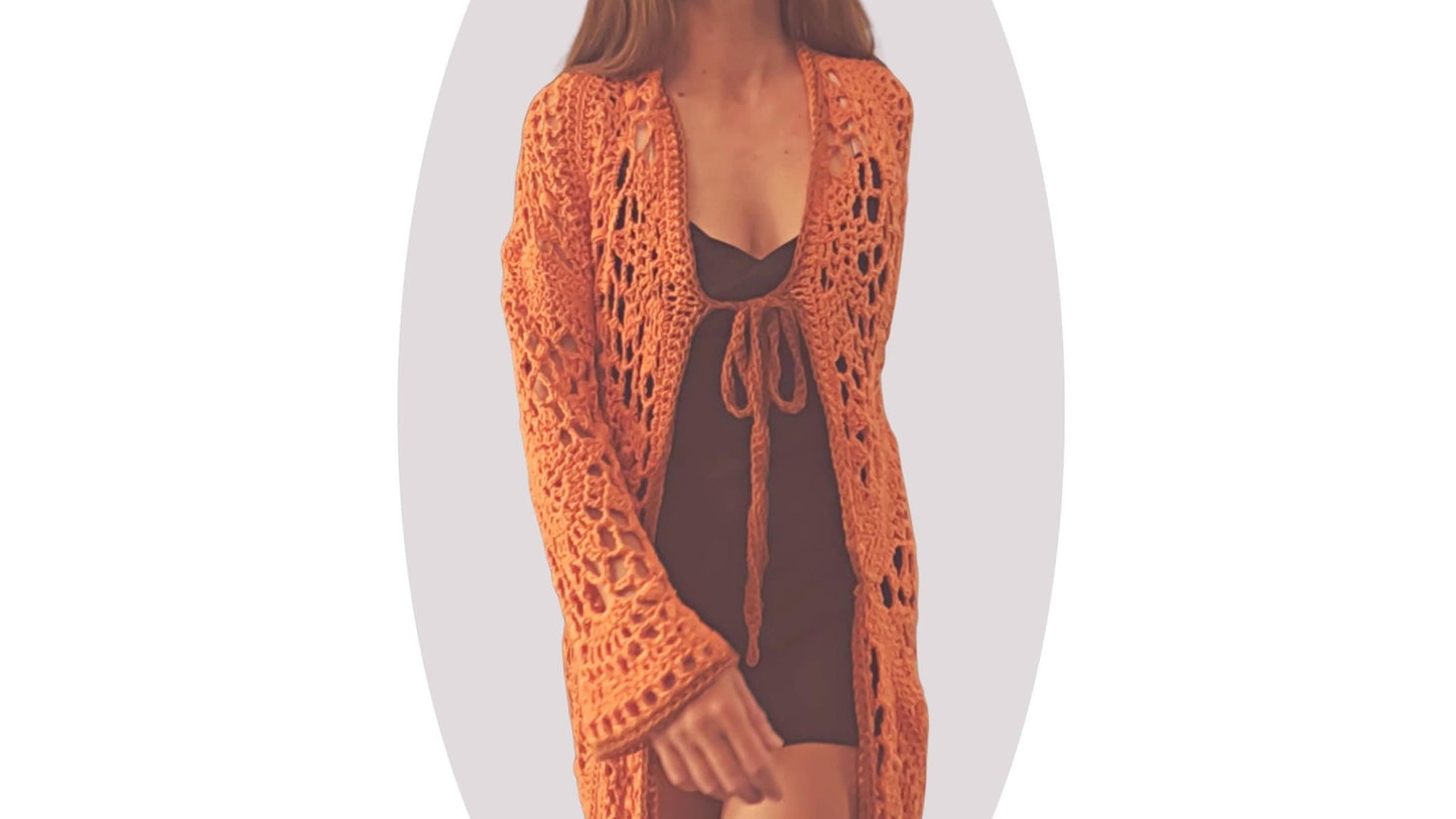 Crochet Kimono Pattern - Whispering Winds - Mermaidcat Designs