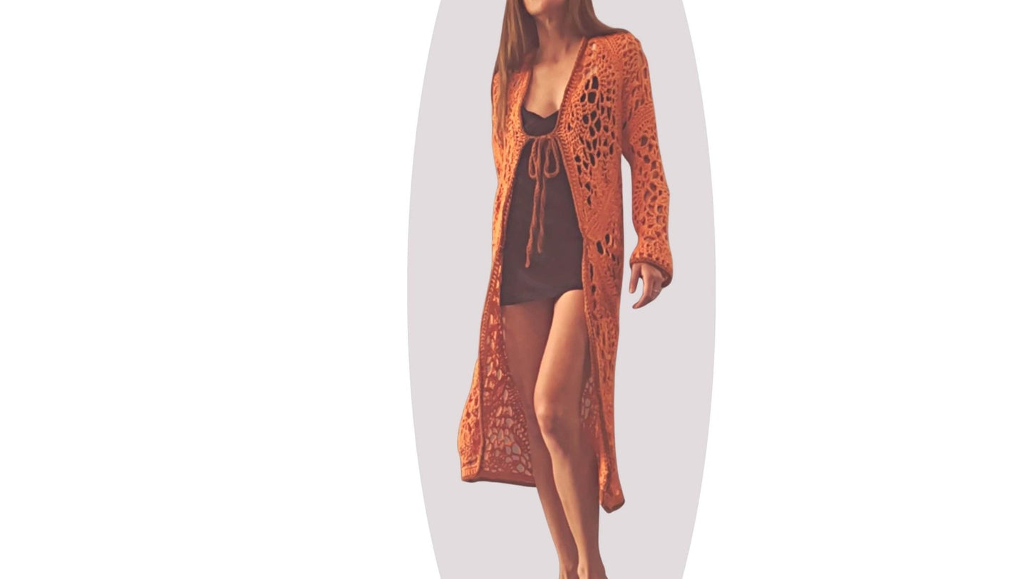 Crochet Kimono Pattern - Whispering Winds - Mermaidcat Designs