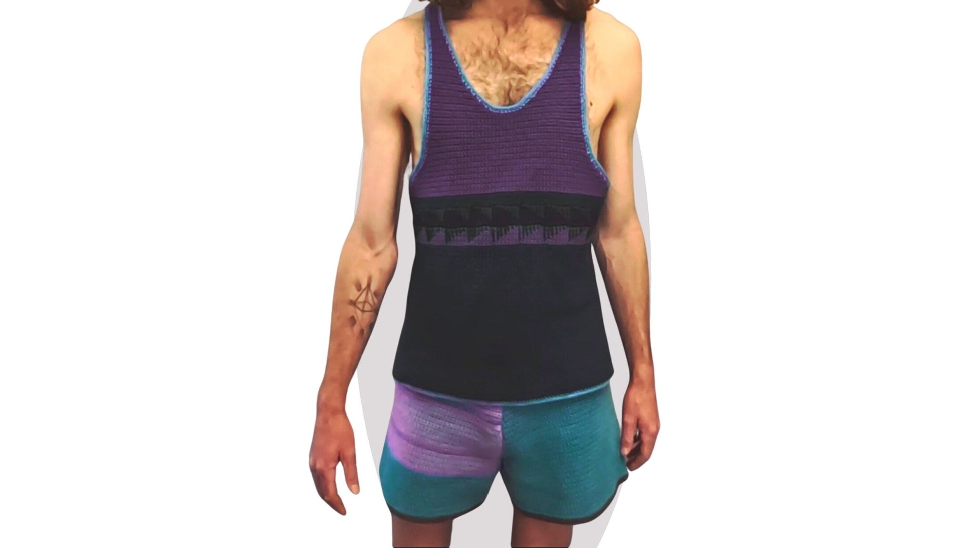 Crochet Mens Shorts Pattern - Mystery - Mermaidcat Designs