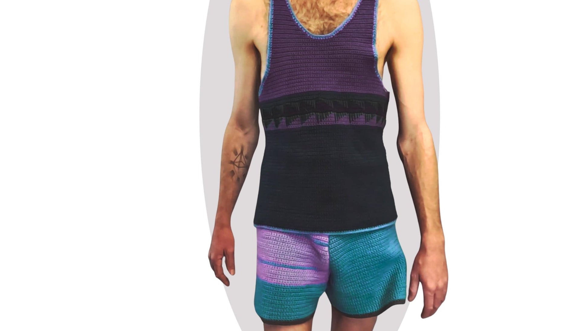 Crochet Mens Top Pattern - Wanderer - Mermaidcat Designs