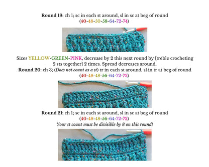 Crochet Pants Pattern - Lounge - Mermaidcat Designs
