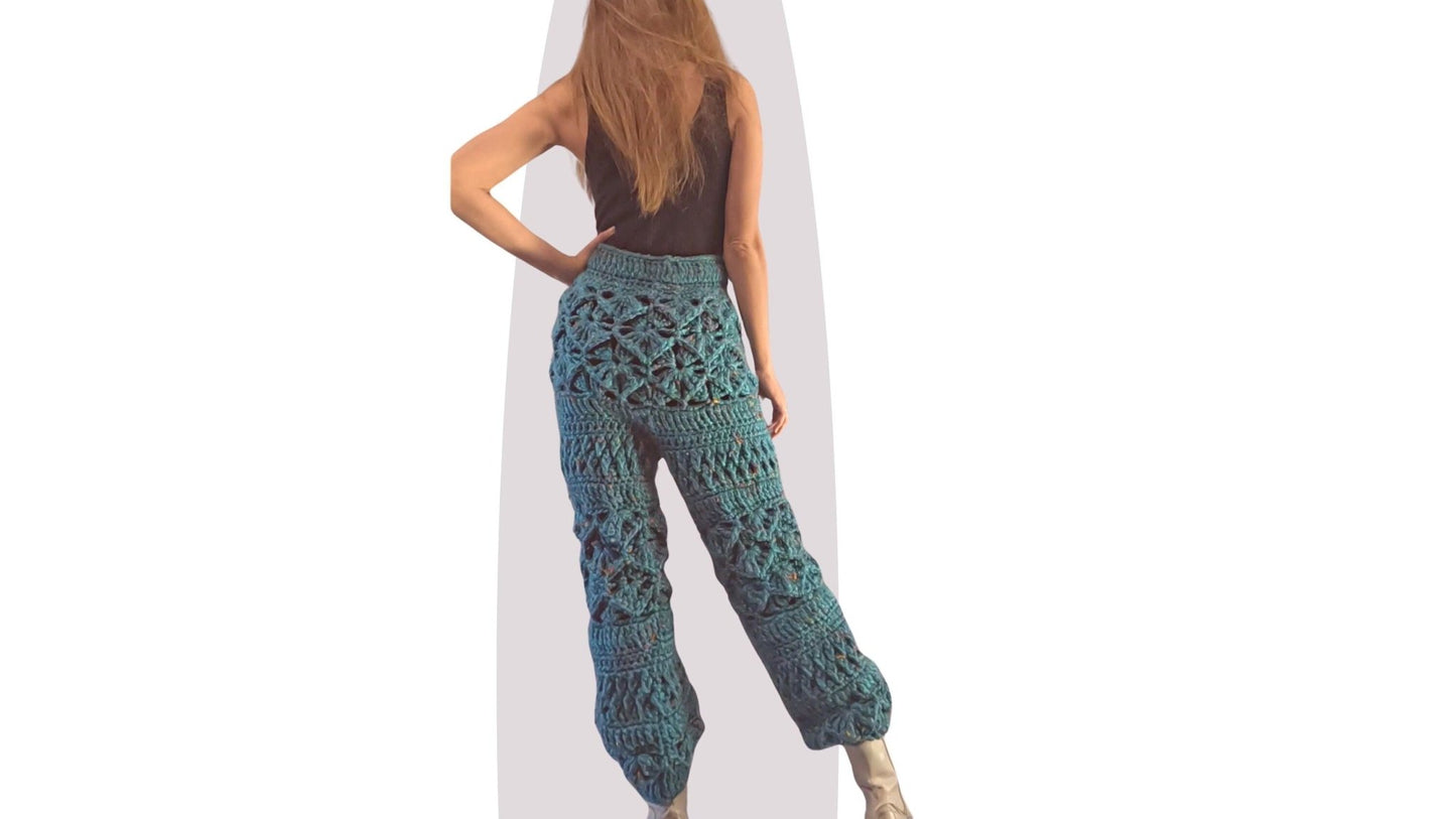 Crochet Pants Pattern - Lounge - Mermaidcat Designs