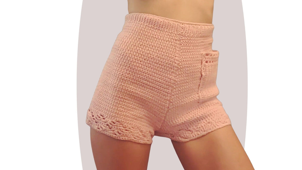 Crochet Shorts Pattern - Bliss - Mermaidcat Designs