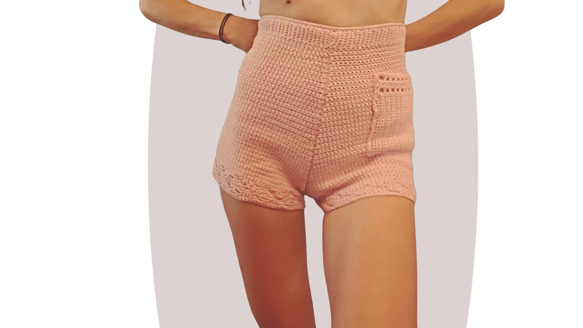 Crochet Shorts Pattern - Bliss - Mermaidcat Designs