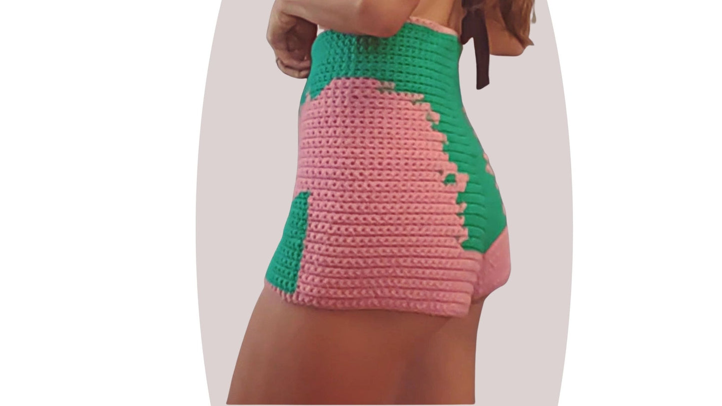 Crochet Shorts Pattern - Legend - Mermaidcat Designs