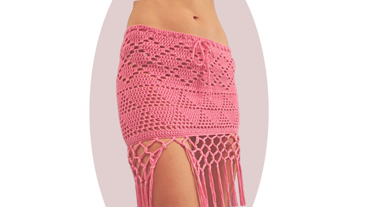 Crochet Skirt + Bandeau Pattern Set - Celestine - Mermaidcat Designs