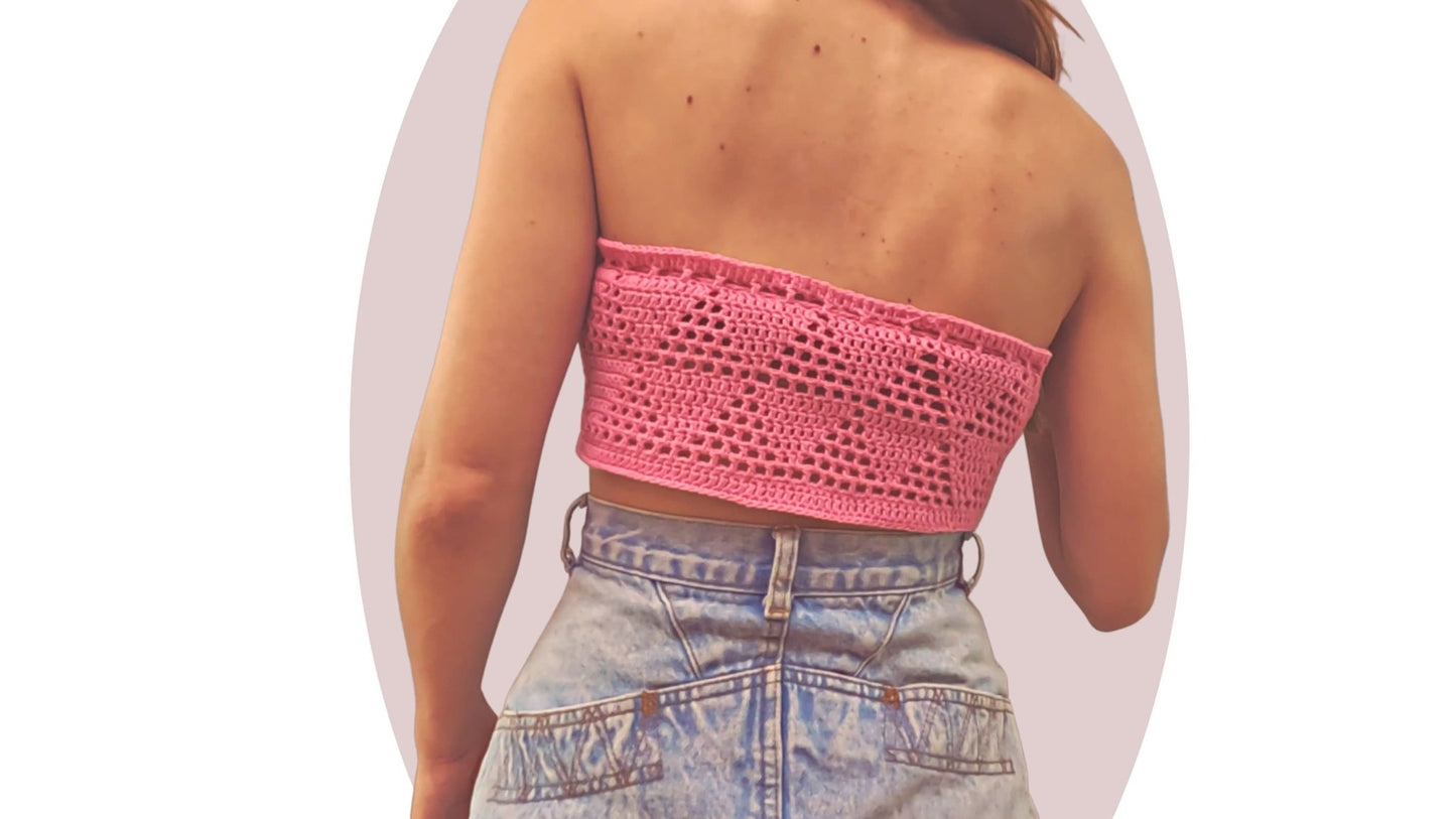 Crochet Skirt + Bandeau Pattern Set - Celestine - Mermaidcat Designs