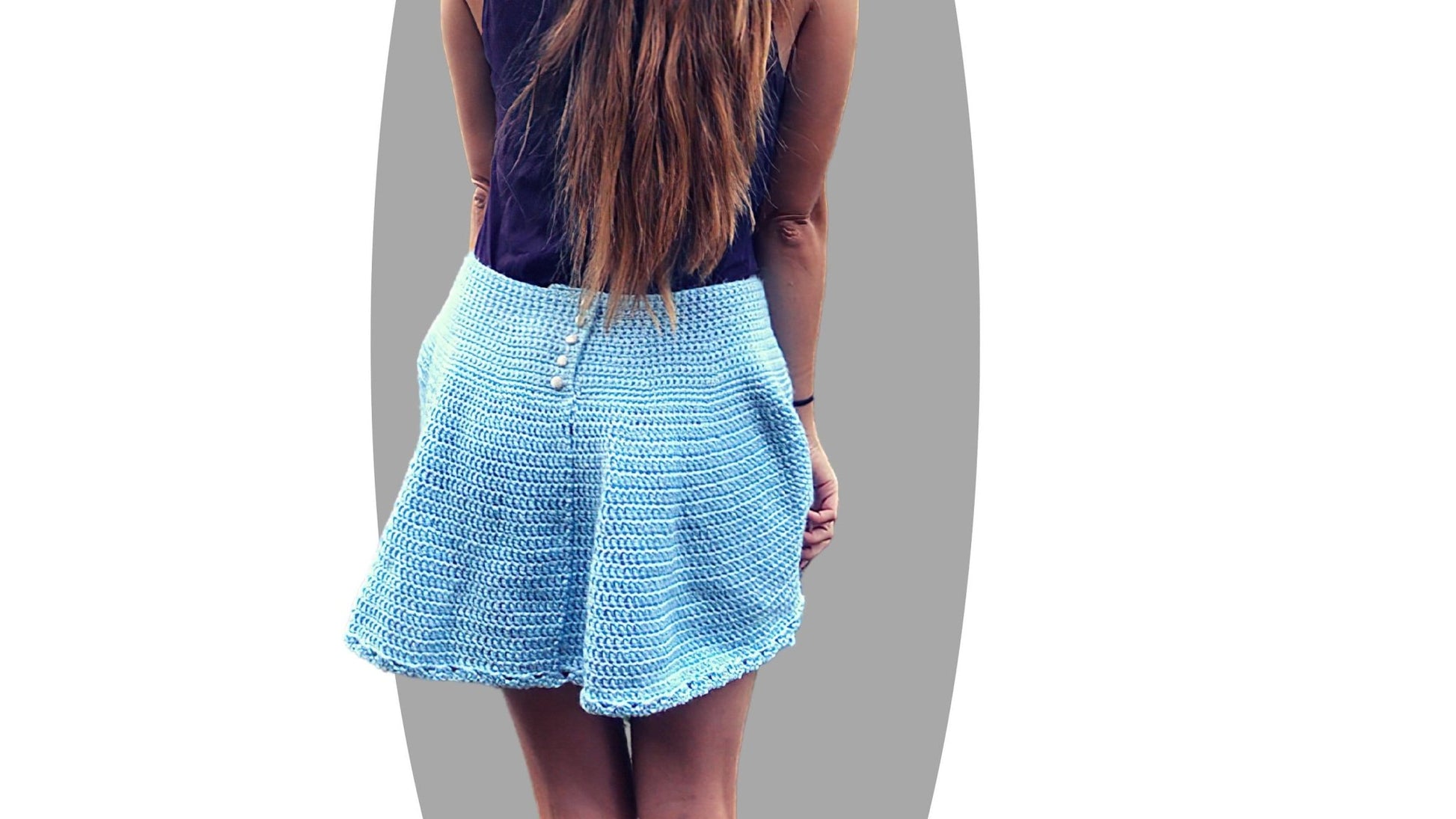 Crochet Skirt Pattern - Air - Mermaidcat Designs
