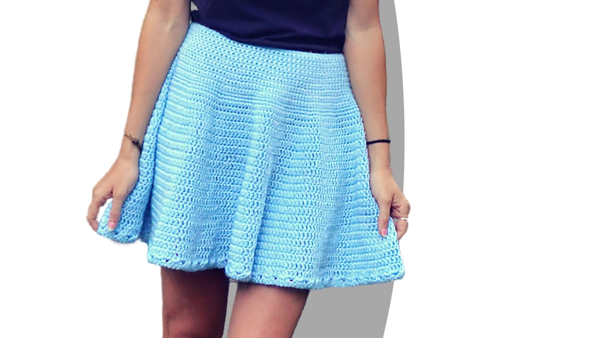 Crochet Skirt Pattern - Air - Mermaidcat Designs