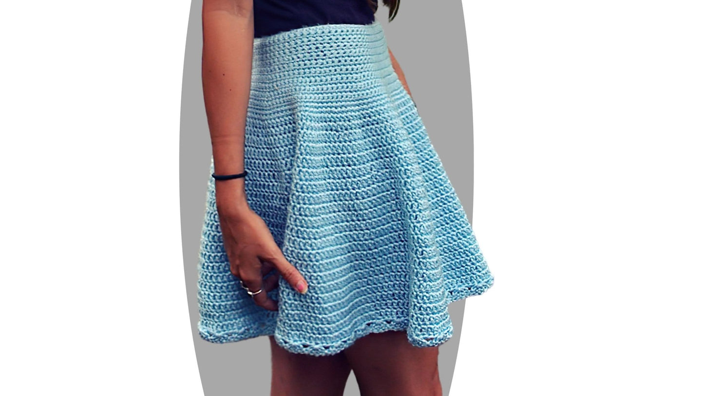 Crochet Skirt Pattern - Air - Mermaidcat Designs