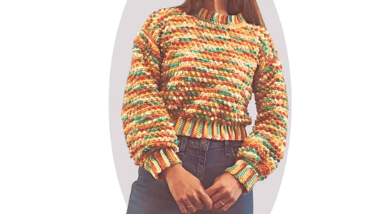 Crochet Sweater Pattern - Allium - Mermaidcat Designs