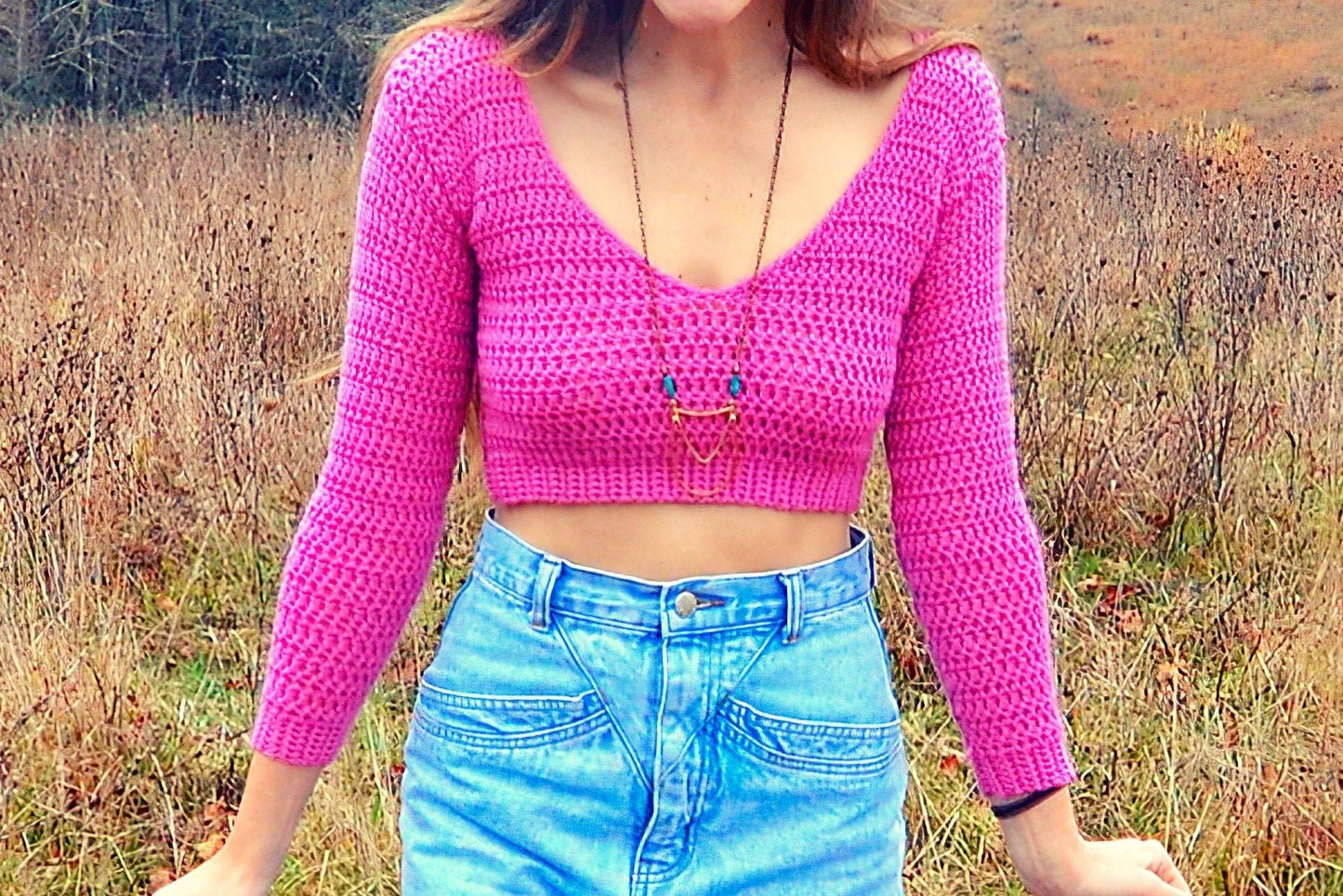 Crochet Sweater Pattern - Lightning - Mermaidcat Designs