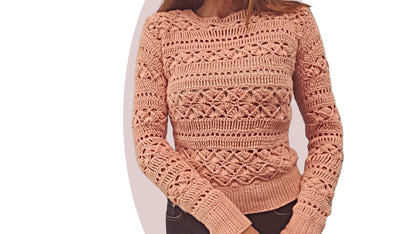 Crochet Sweater Pattern - Lust - Mermaidcat Designs
