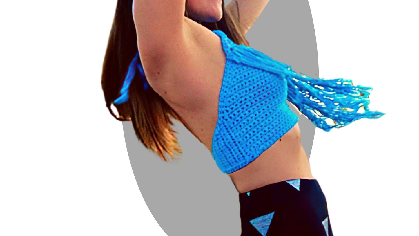 Crochet Top Pattern - Electric - Mermaidcat Designs