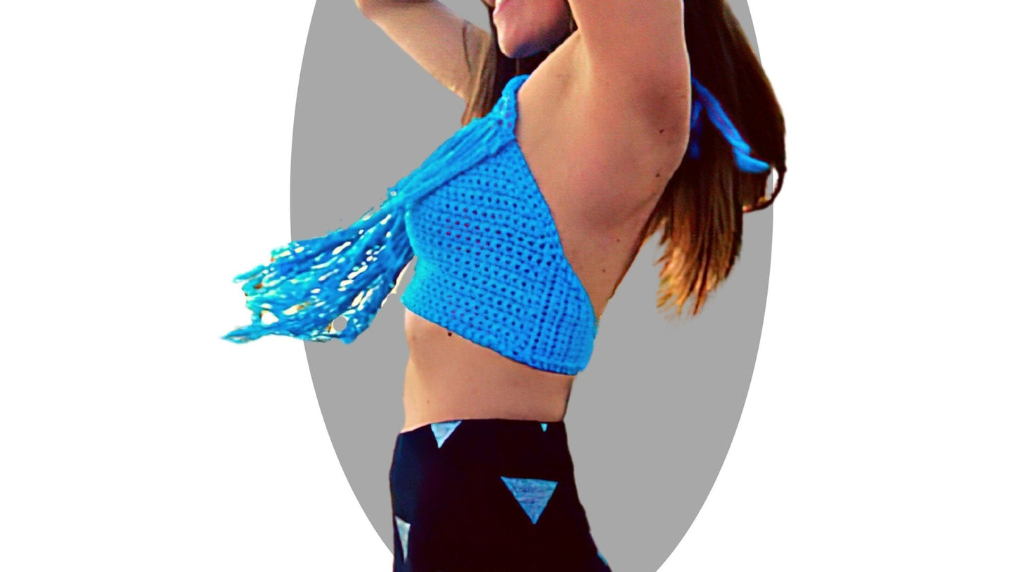 Crochet Top Pattern - Electric - Mermaidcat Designs