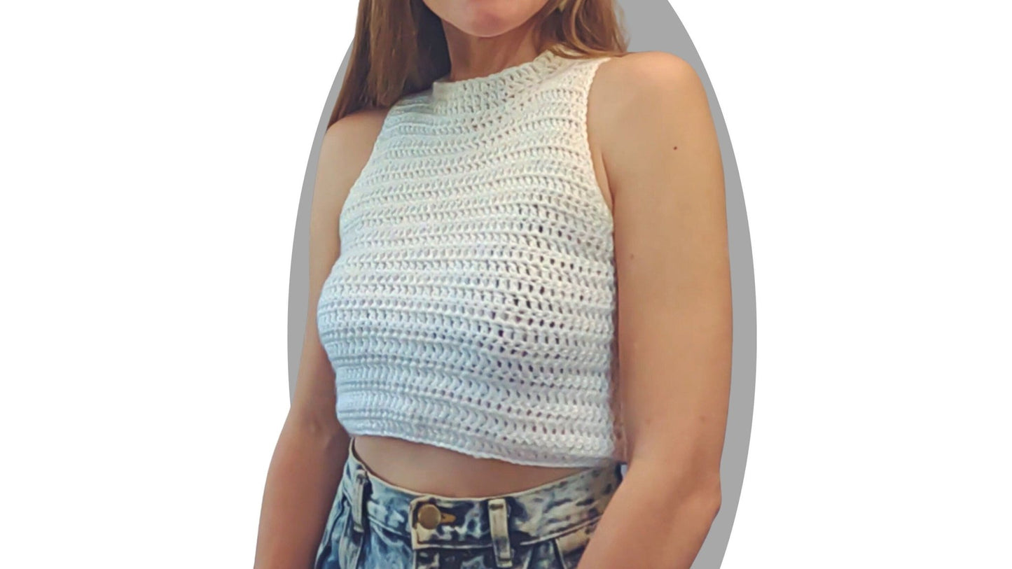 Crochet Top Pattern - Existence - Mermaidcat Designs