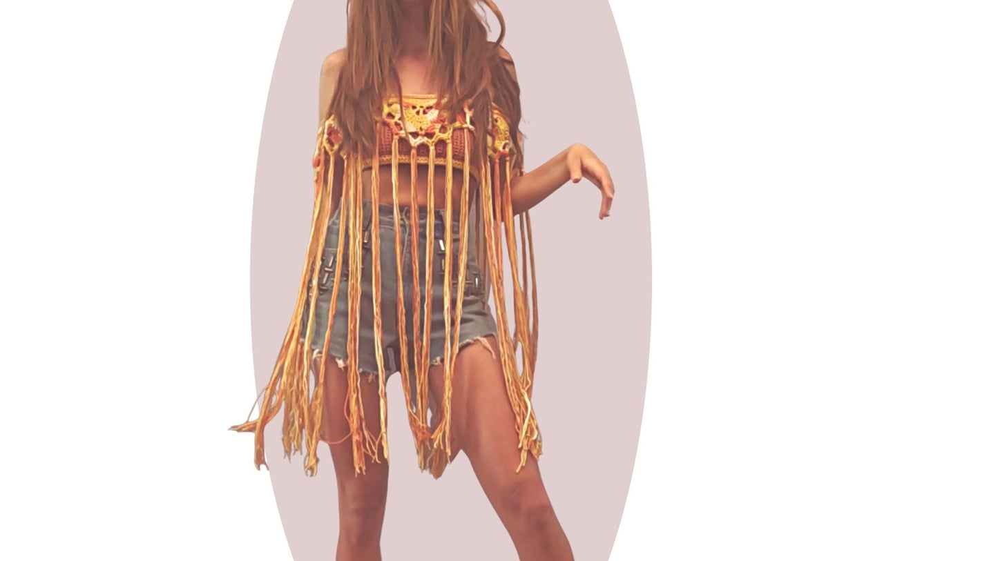 Crochet Top Pattern - Kismet - Mermaidcat Designs