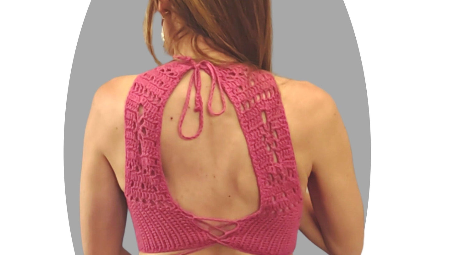 Crochet Top Pattern - Luna - Mermaidcat Designs