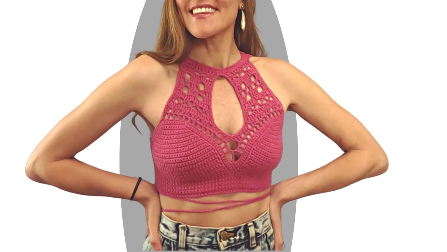 Crochet Top Pattern - Luna - Mermaidcat Designs