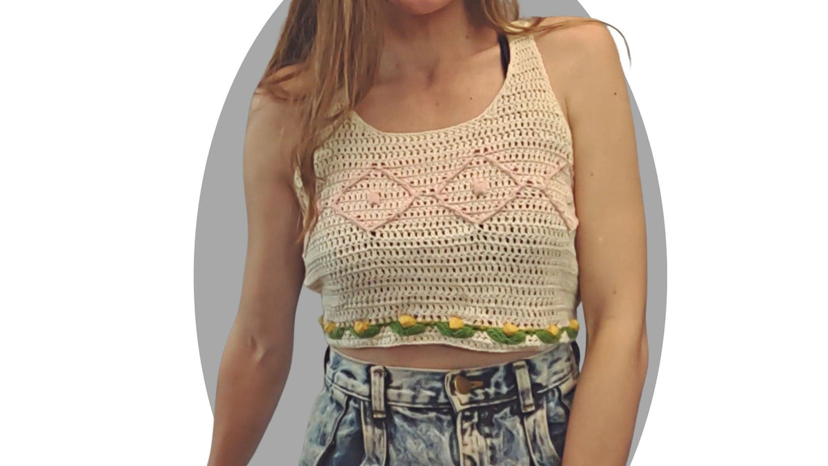 Crochet Top Pattern - Oracle - Mermaidcat Designs