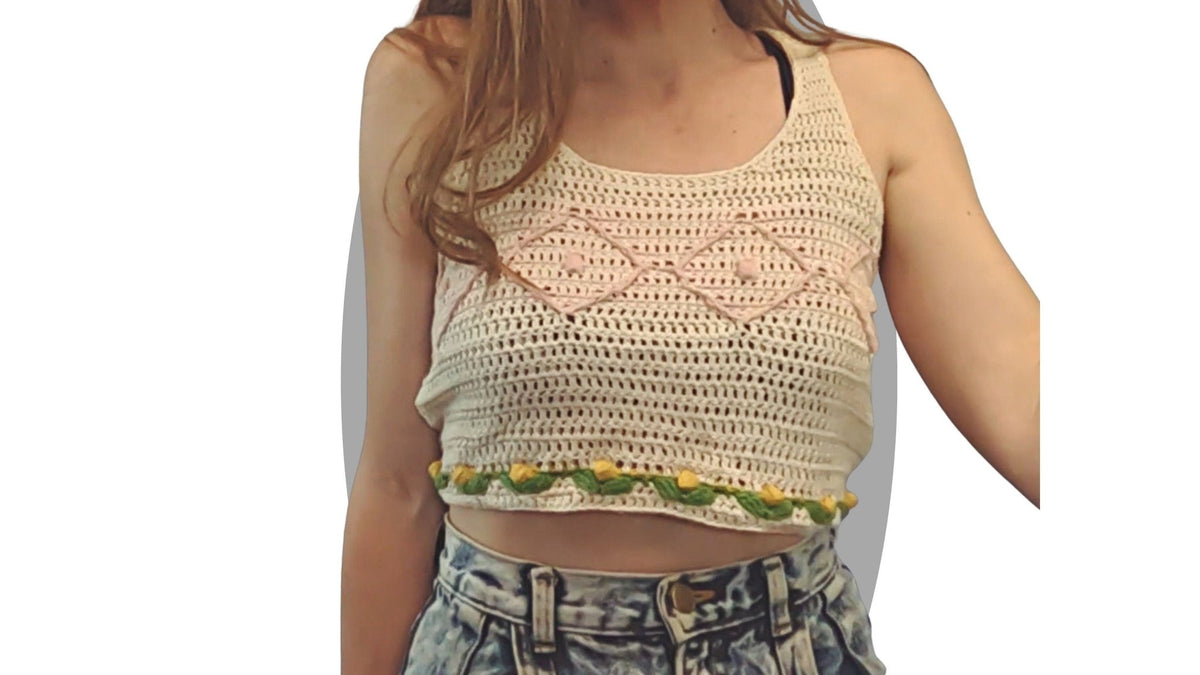 Crochet Top Pattern - Oracle - Mermaidcat Designs