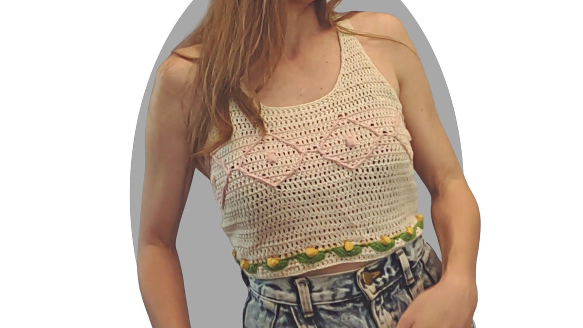 Crochet Top Pattern - Oracle - Mermaidcat Designs