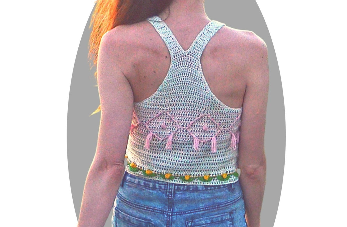 Crochet Top Pattern - Oracle - Mermaidcat Designs