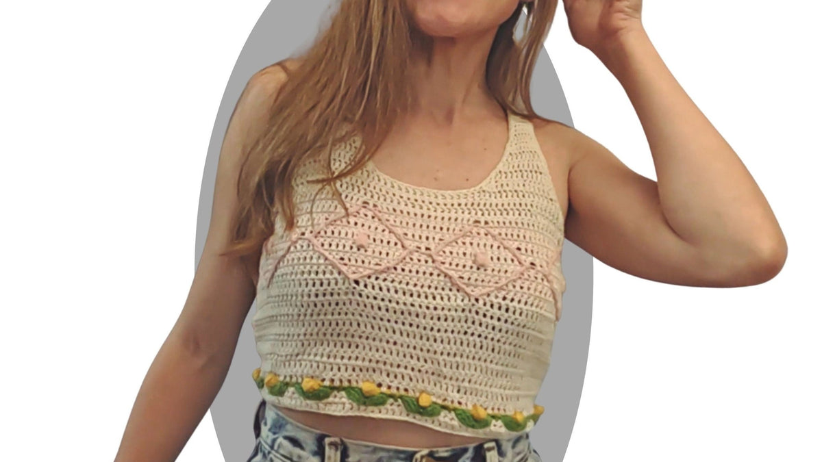 Crochet Top Pattern - Oracle - Mermaidcat Designs