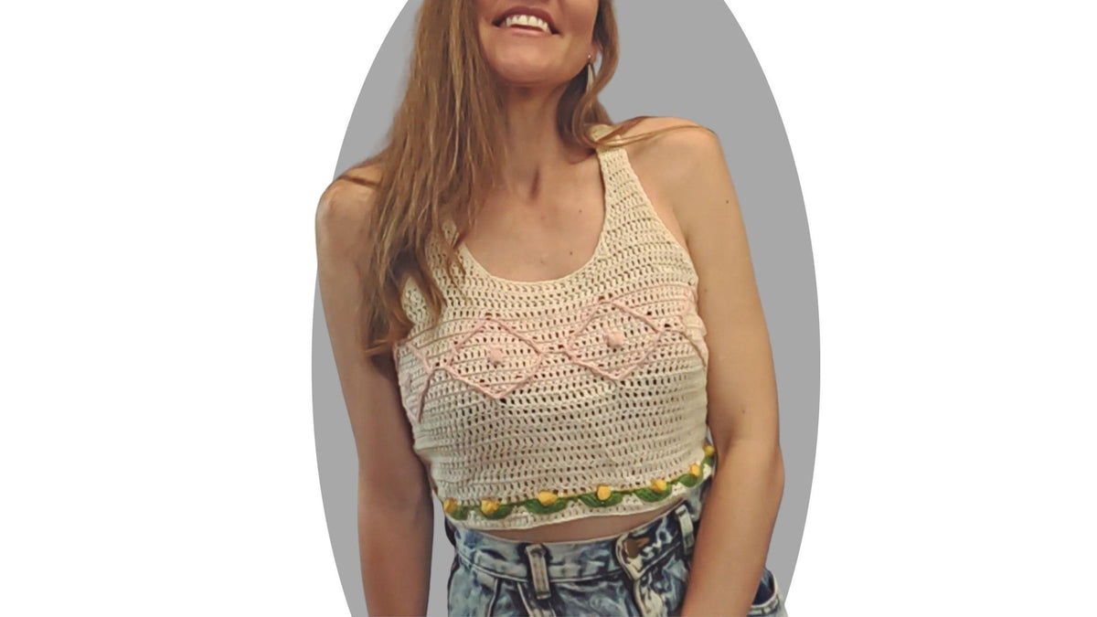 Crochet Top Pattern - Oracle - Mermaidcat Designs
