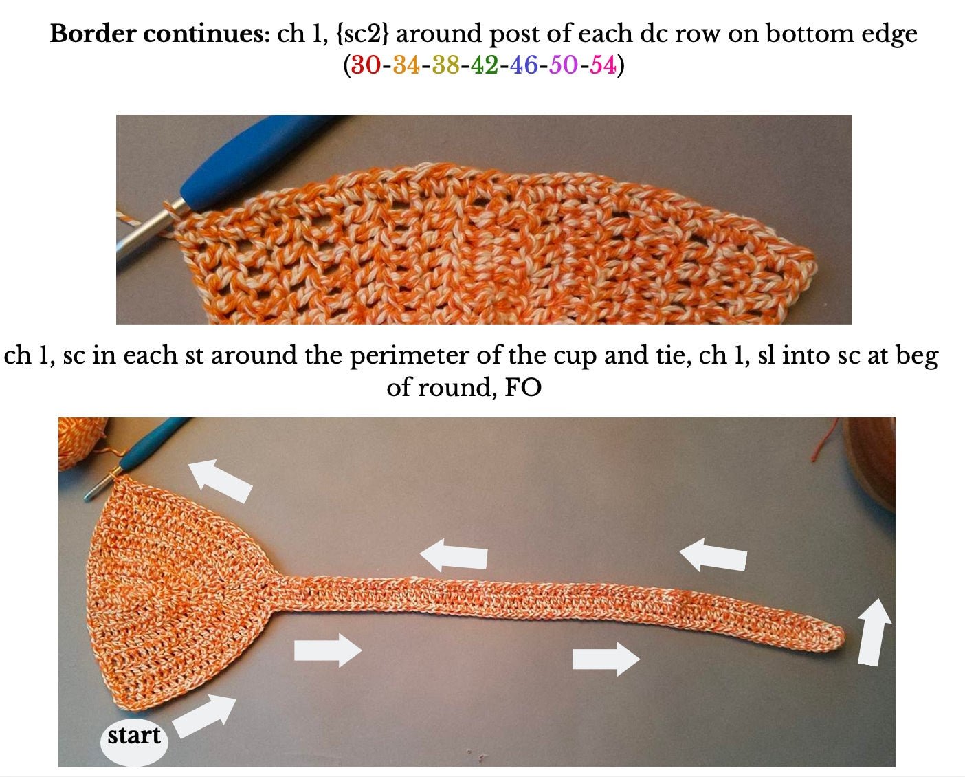 Crochet Top Pattern - Raven - Mermaidcat Designs