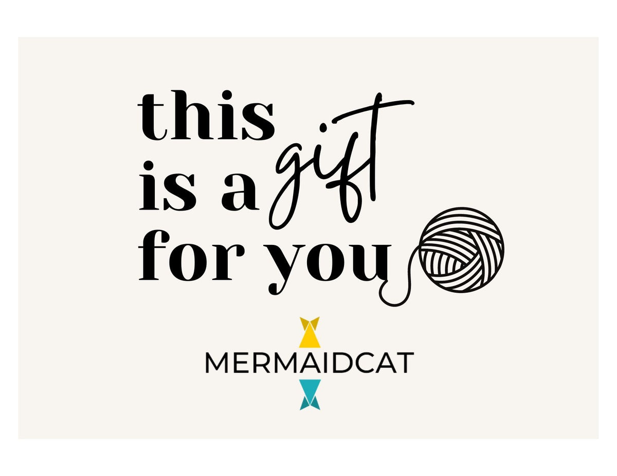 Mermaidcat Designs Gift Card – The Perfect Gift for Every Crocheter! - Mermaidcat Designs
