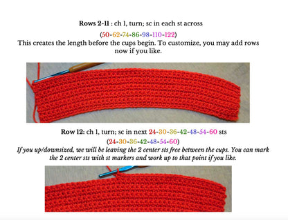Crochet Top Pattern - Ceres - Mermaidcat Designs