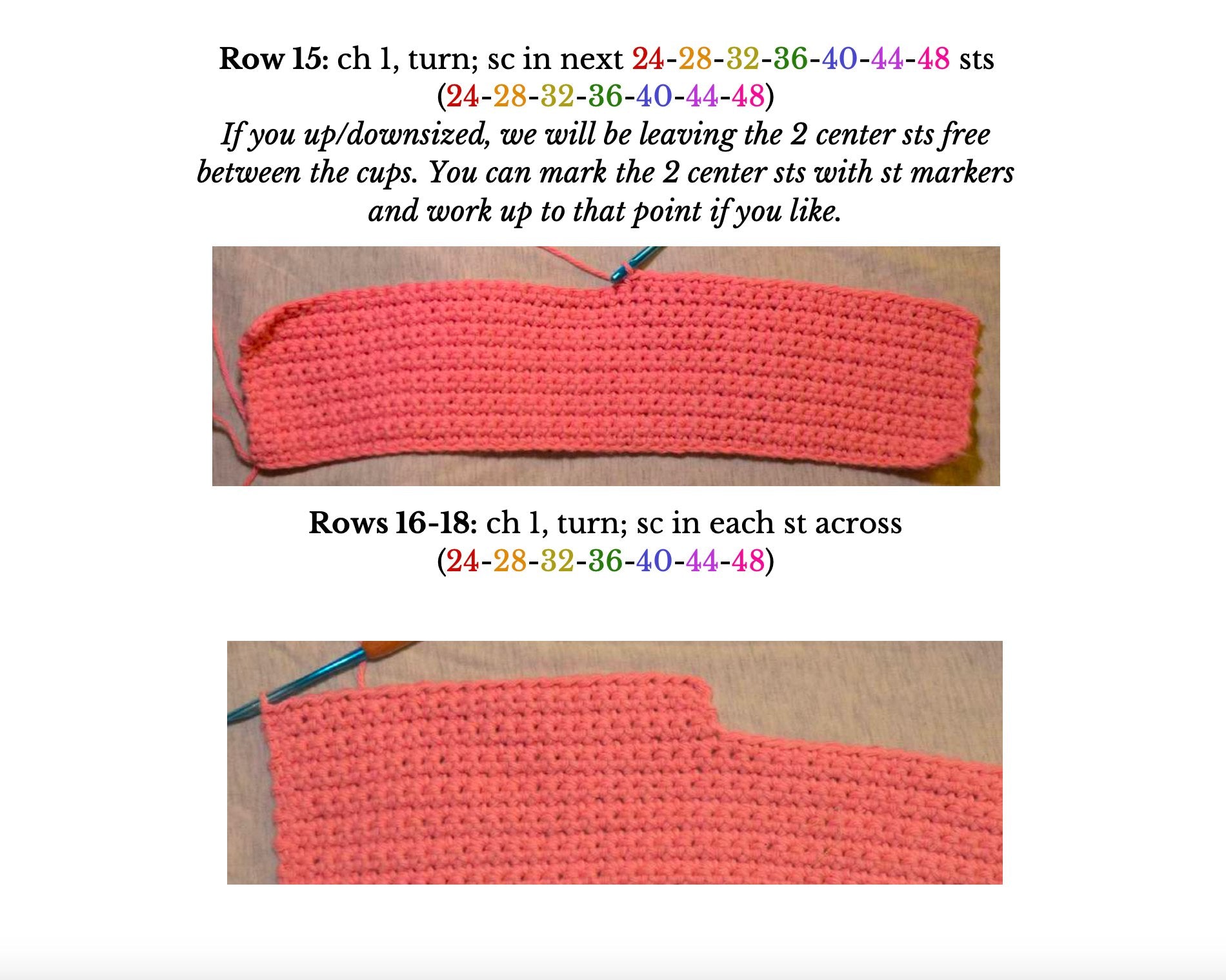 Crochet Top Pattern - Flare - Mermaidcat Designs
