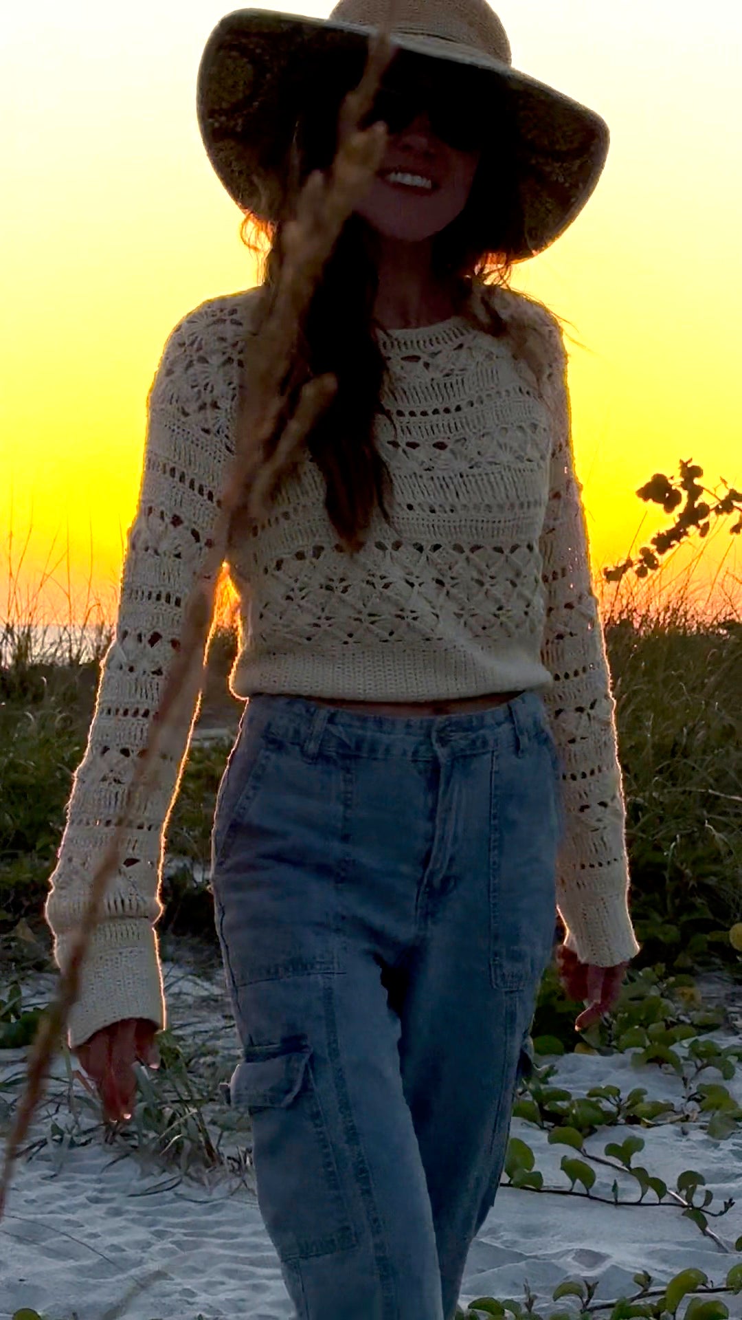 Lust Boho Crochet Sweater Pattern | Long or Cropped